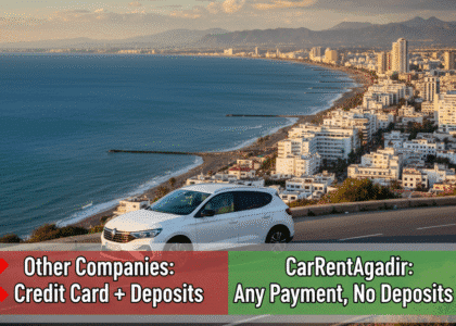 CarRentAgadir - Flexible payment options without credit card requirements