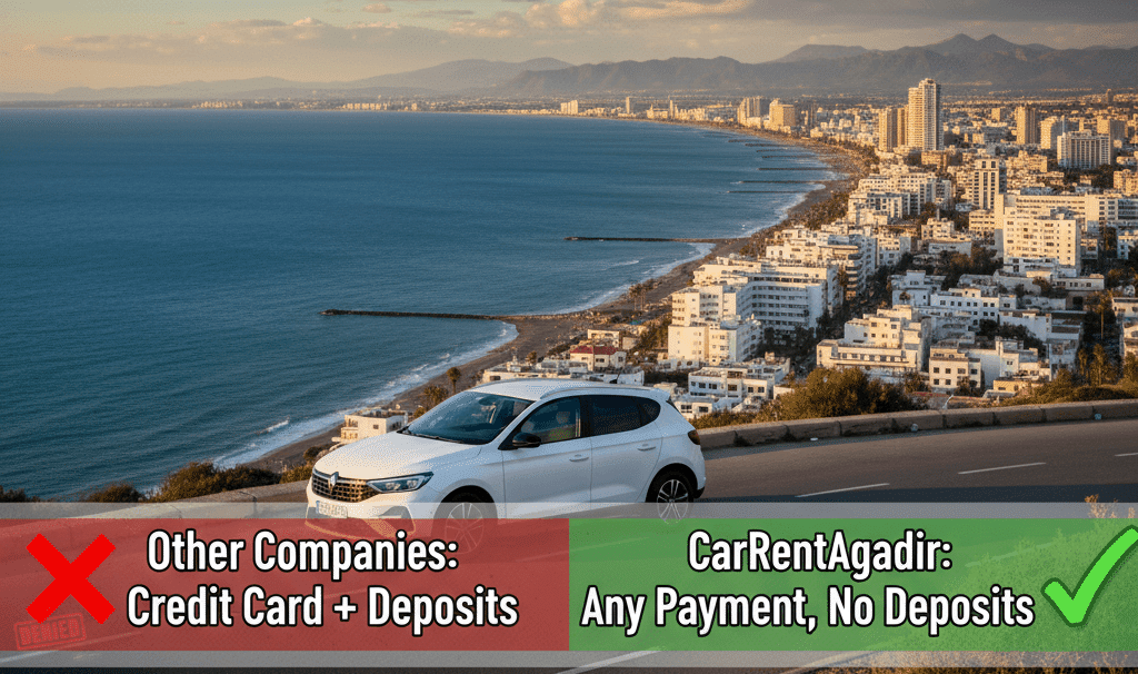 CarRentAgadir - Flexible payment options without credit card requirements