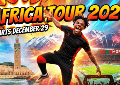 IShowSpeed's Africa Tour kicks off December 29, 2025 - Morocco among key destinations